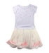 A Purple Short Sleeve Dresses from Billieblush in size 8Y for girl. (Front View)
