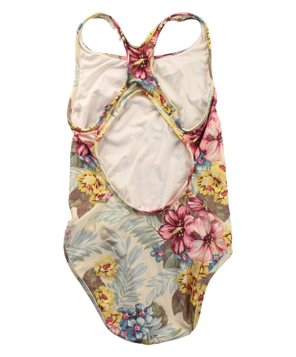 A Beige Swimsuits from Zimmermann in size 6T for girl. (Back View)