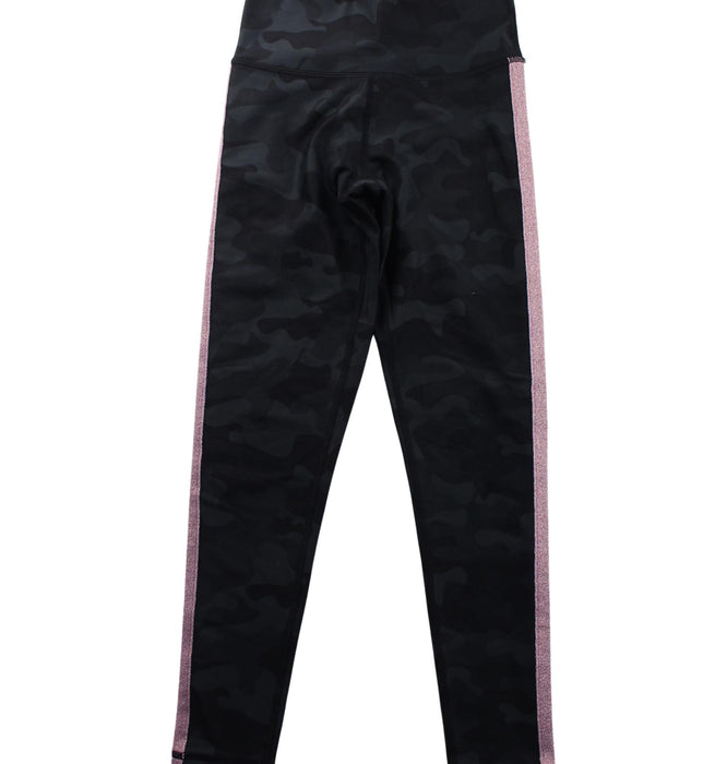 A Black Leggings from Spiritual Gangster in size 10Y for girl. (Front View)