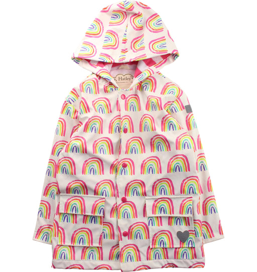 A White Rain Jackets from Hatley in size 6T for girl. (Front View)