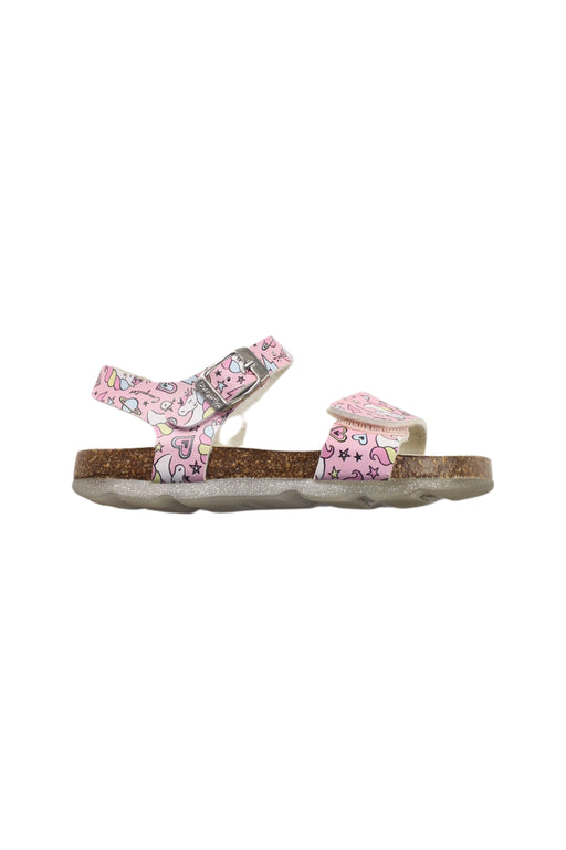 A Pink Sandals from Conguitos in size 5T for girl. (Front View)