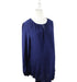 A Blue Long Sleeve Tops from Seraphine in size L for maternity. (Front View)
