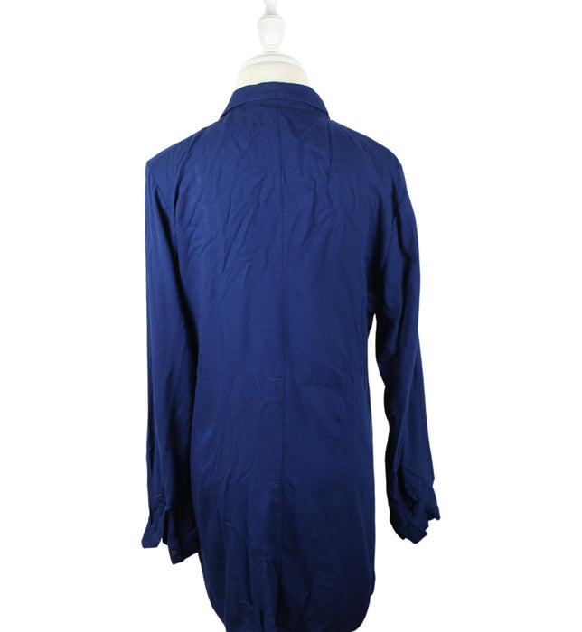 A Blue Long Sleeve Dresses from Seraphine in size L for maternity. (Back View)