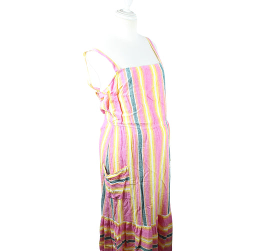 A Pink Sleeveless Dresses from BB Dakota in size L for maternity. (Front View)