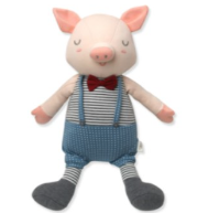 A Blue Soft Toys from Organic Mom in size O/S for neutral. (Front View)