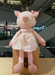 A Pink Soft Toys from Organic Mom in size O/S for neutral. (Front View)