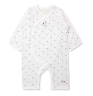 A White Long Sleeve Jumpsuits from Organic Mom in size 0-3M for neutral. (Front View)