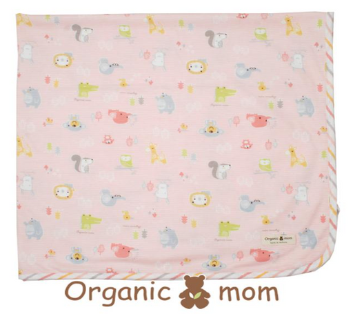 A Pink Swaddles from Organic Mom in size O/S for girl. (Front View)