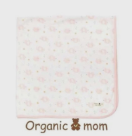A White Swaddles from Organic Mom in size O/S for girl. (Front View)