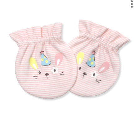 A Pink Gloves & Mittens from Organic Mom in size O/S for girl. (Front View)