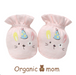 A Pink Socks from Organic Mom in size O/S for girl. (Front View)