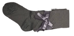A Grey Socks from Organic Mom in size 3T for girl. (Front View)