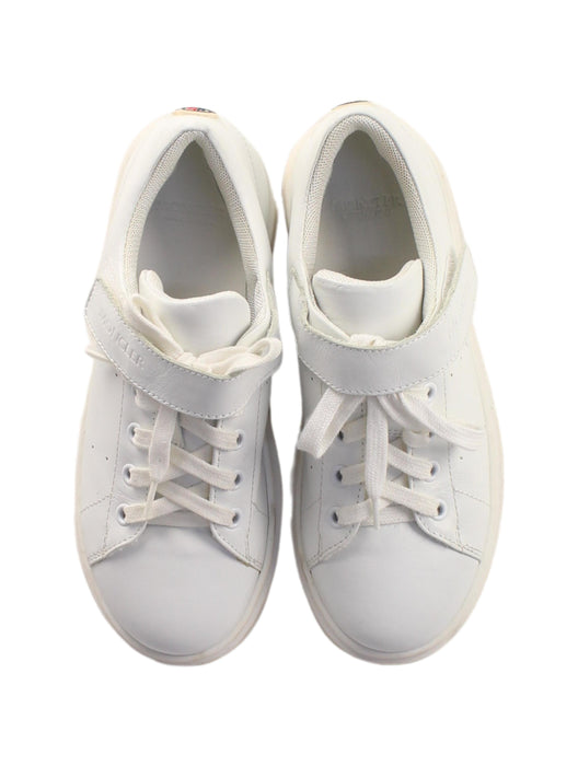 A White Sneakers from Moncler in size 7Y for girl. (Back View)