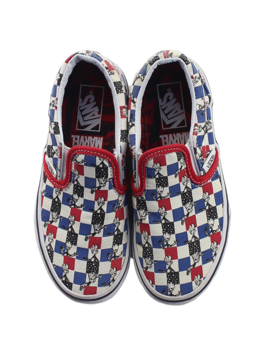 A White Slip Ons from Vans in size 6T for boy. (Back View)