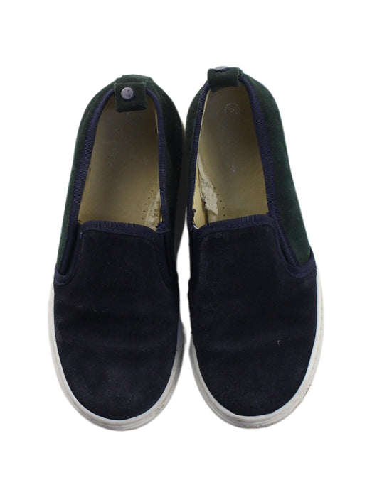 A Blue Slip Ons from Jacadi in size 6T for boy. (Back View)