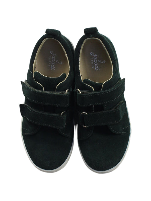 A Green Sneakers from Jacadi in size 6T for boy. (Back View)