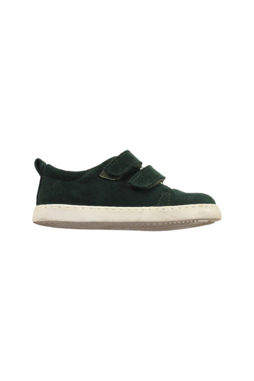 A Green Sneakers from Jacadi in size 4T for boy. (Front View)