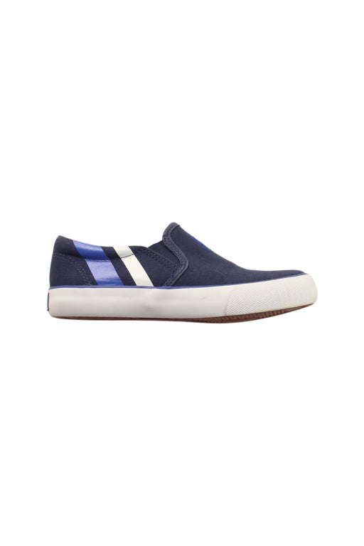 A Blue Slip Ons from Polo Ralph Lauren in size 5T for boy. (Front View)