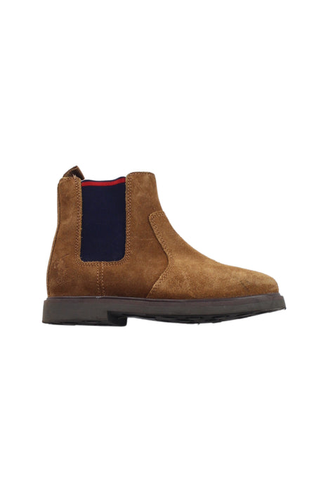 A Brown Casual Boots from Polo Ralph Lauren in size 6T for boy. (Front View)