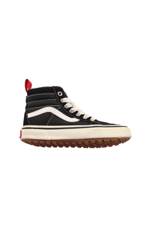 A Black Sneakers from Vans in size 5T for boy. (Front View)