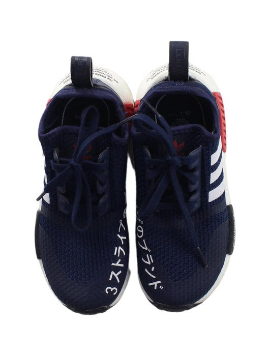 A Blue Sneakers from Adidas in size 6T for boy. (Back View)
