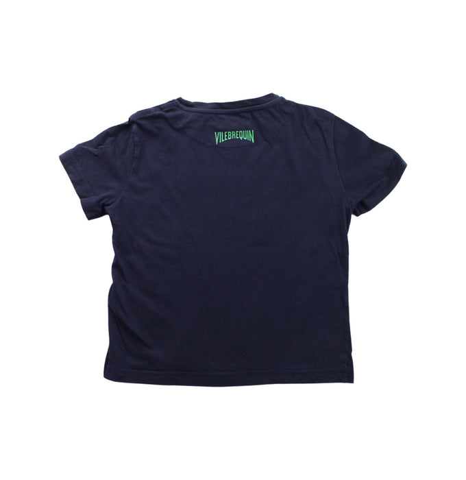 A Blue Short Sleeve T Shirts from Vilebrequin in size 6T for boy. (Back View)