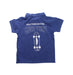 A Blue Short Sleeve Polos from La Compagnie des Petits in size 4T for boy. (Back View)