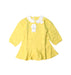 A Yellow Long Sleeve Dresses from Happyland in size 18-24M for girl. (Front View)