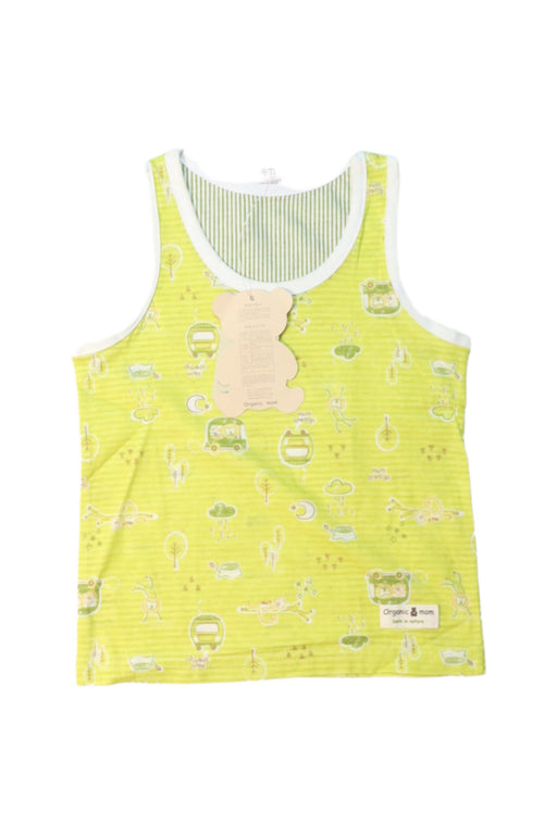 A Multicolour Sleeveless T Shirts from Organic Mom in size 0-3M for boy. (Front View)