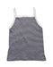 A Blue Sleeveless T Shirts from Petit Bateau in size 3T for girl. (Back View)