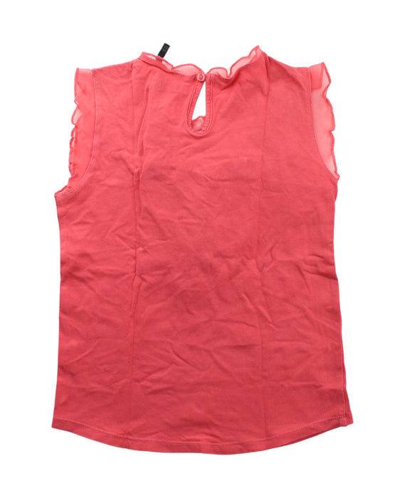 A Multicolour Sleeveless Tops from IKKS in size 6T for girl. (Back View)