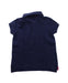 A Navy Short Sleeve Polos from Ralph Lauren in size 6T for girl. (Back View)