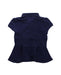 A Navy Short Sleeve Dresses from Polo Ralph Lauren in size 6T for girl. (Back View)