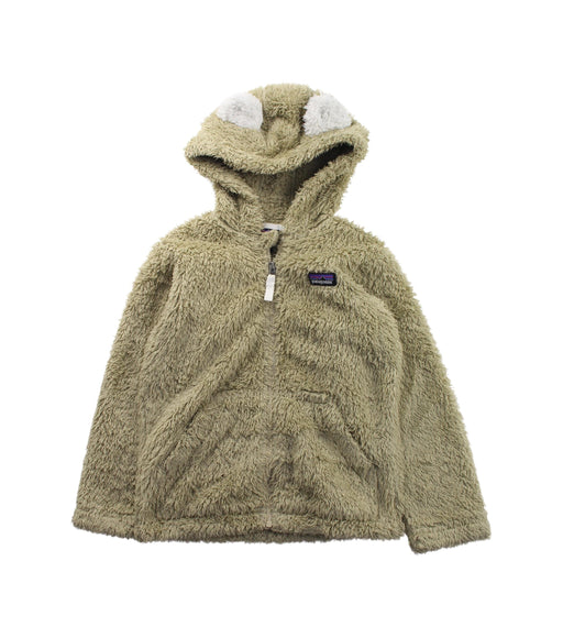 A Beige Lightweight Jackets from Patagonia in size 4T for neutral. (Front View)