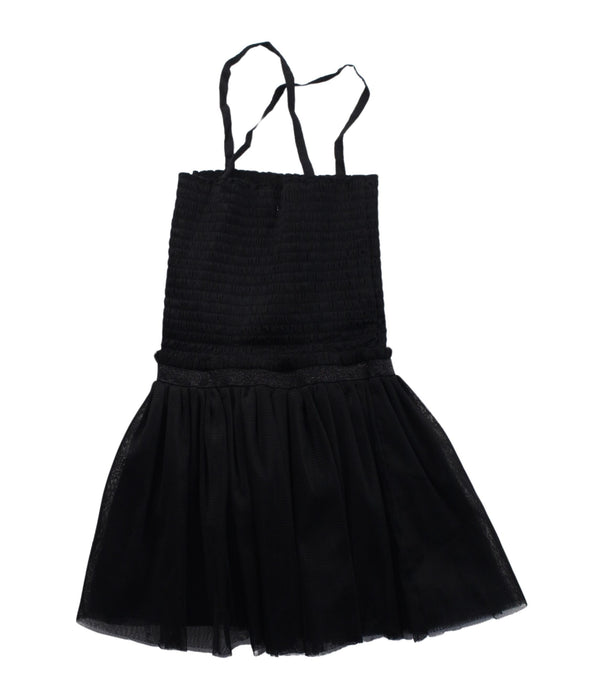 A Brown Sleeveless Dresses from Seed in size 2T for girl. (Back View)