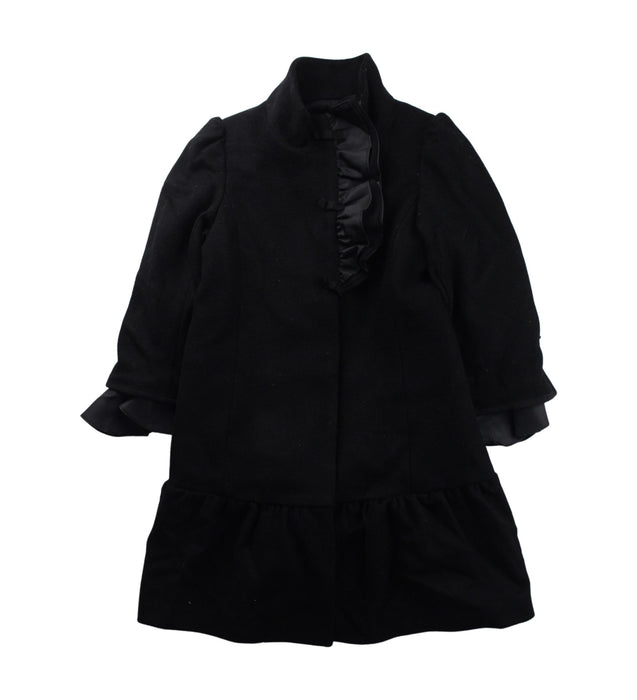 A Black Long Sleeve Dresses from Nicholas & Bears in size 4T for girl. (Front View)