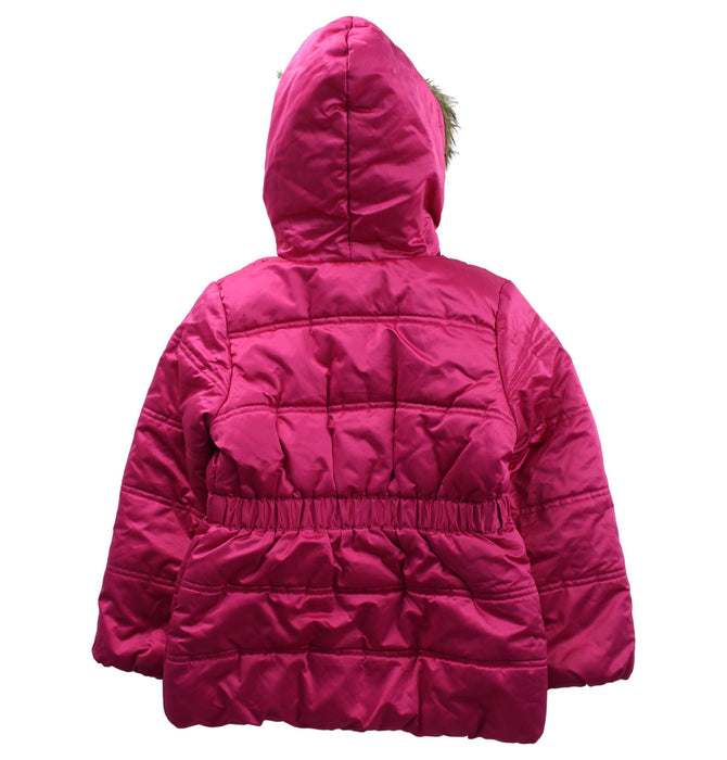 A Pink Puffer/Quilted Coats & Outerwear from Juicy Couture in size 4T for girl. (Back View)