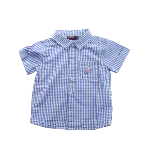 A Blue Short Sleeve Polos from Sergent Major in size 2T for boy. (Front View)