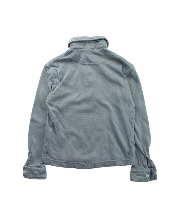 A Green Long Sleeve Polos from Nicoli in size 2T for boy. (Back View)