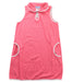 A Pink Sleeveless Dresses from Jacadi in size 6T for girl. (Front View)