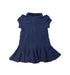 A Navy Short Sleeve Dresses from Ralph Lauren in size 18-24M for girl. (Back View)