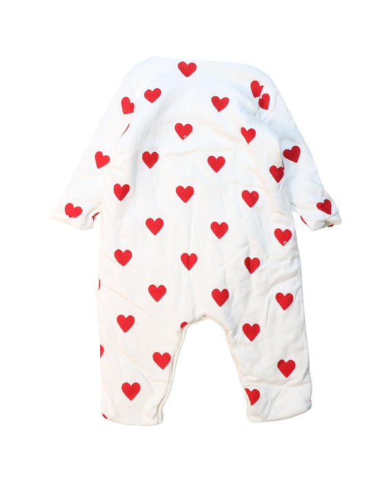 A White Long Sleeve Jumpsuits from Petit Bateau in size 6-12M for girl. (Back View)