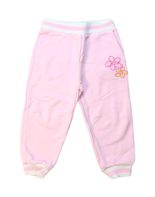 A Pink Sweatpants from Monnalisa in size 12-18M for girl. (Front View)
