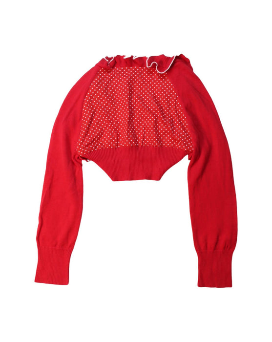 A White Cardigans from Nicholas & Bears in size 10Y for girl. (Back View)