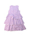A Purple Sleeveless Dresses from Nicholas & Bears in size 3T for girl. (Back View)