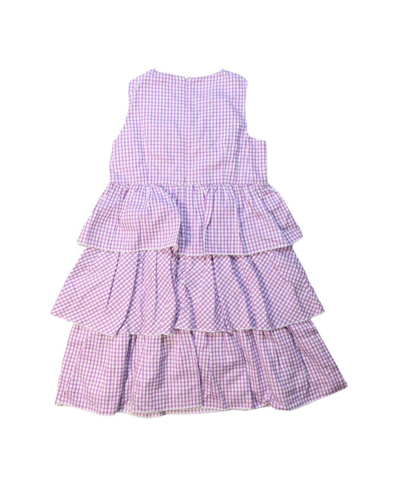 A Purple Sleeveless Dresses from Nicholas & Bears in size 3T for girl. (Back View)