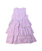 A Purple Sleeveless Dresses from Nicholas & Bears in size 3T for girl. (Back View)