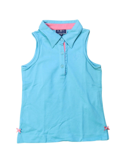 A Blue Sleeveless Polos from Nicholas & Bears in size 4T for girl. (Front View)