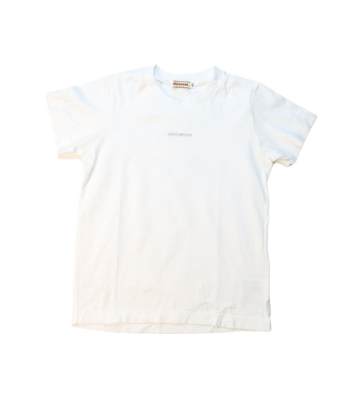 A White Short Sleeve T Shirts from Miki House in size 4T for neutral. (Front View)