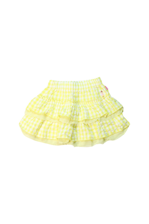 A Yellow Short Skirts from Miki House in size 2T for girl. (Front View)